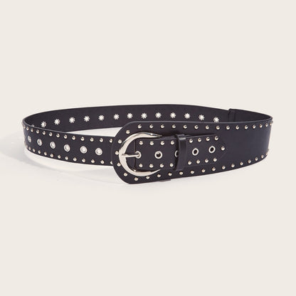 Punk Style Studded Belt with Snap Buckle – Sienna Noosa