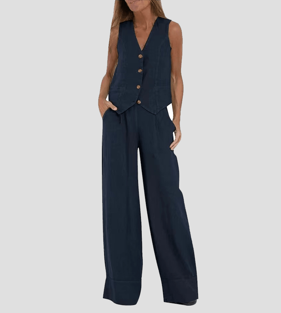 Vest Pants Cotton Leisure Suitfe2a – Sienna Noosa