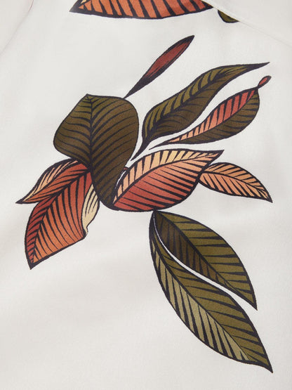 V Neck Urban Leaf H Line Midi Dress for Women – Sienna Noosa
