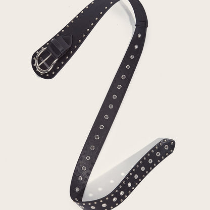 Punk Style Studded Belt with Snap Buckle – Sienna Noosa