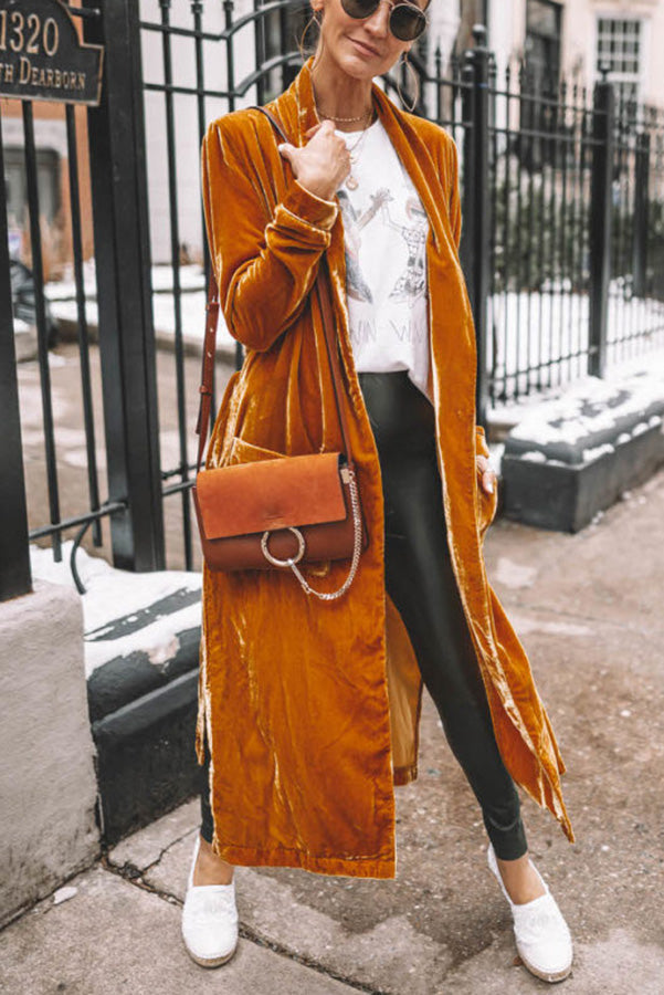 Abrigo Kimono de Terciopelo – Sienna Noosa
