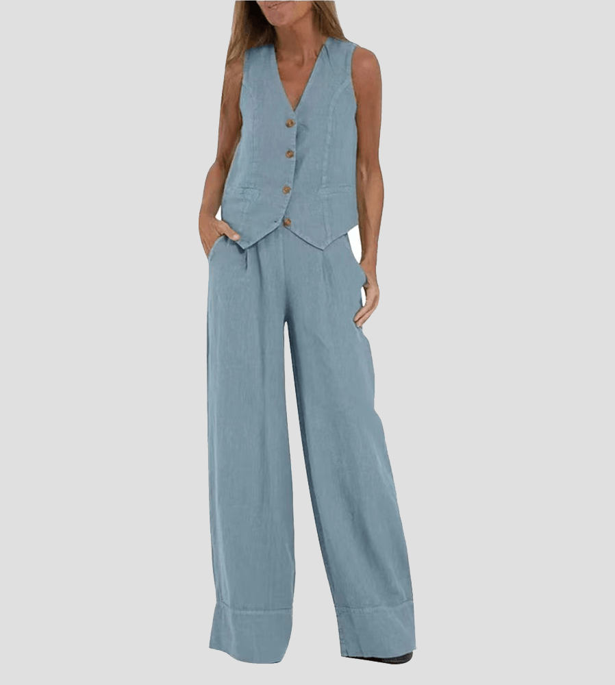 Vest Pants Cotton Leisure Suitfe2a – Sienna Noosa
