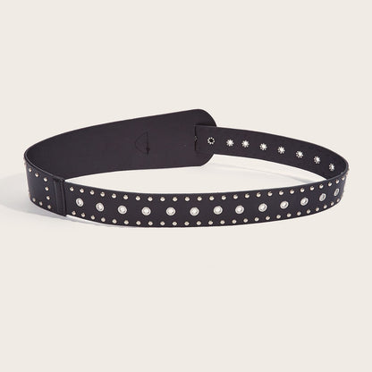 Punk Style Studded Belt with Snap Buckle – Sienna Noosa