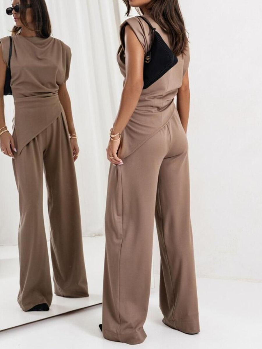 Lrregular Sleeveless Casual Two-piece Set – Sienna Noosa