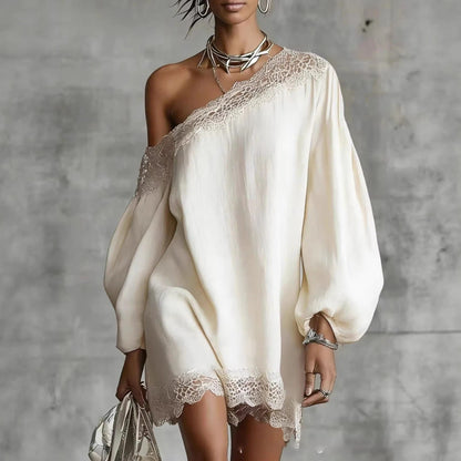 Arianna Elisa Mini Dress Tulle With Shoulders Off-shoulder And Sleeve Long – Sienna Noosa