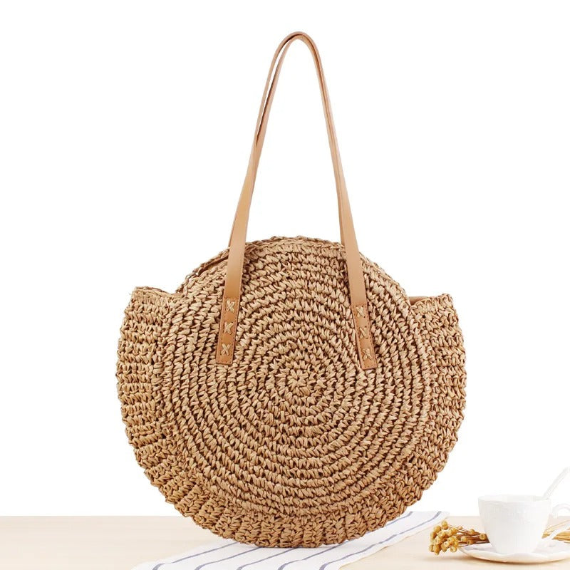 Ainhoa Catalina Bag Tote Rafia Tejida Gran Capacidad – Sienna Noosa