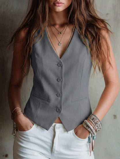 Daniela Waistcoat With Flores 3d – Sienna Noosa