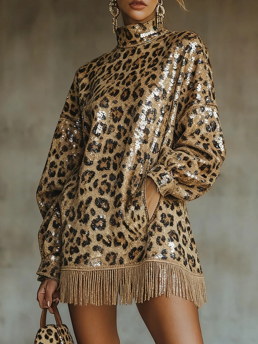 Isabella Valentina Mini Dress With Print Animal Print – Sienna Noosa