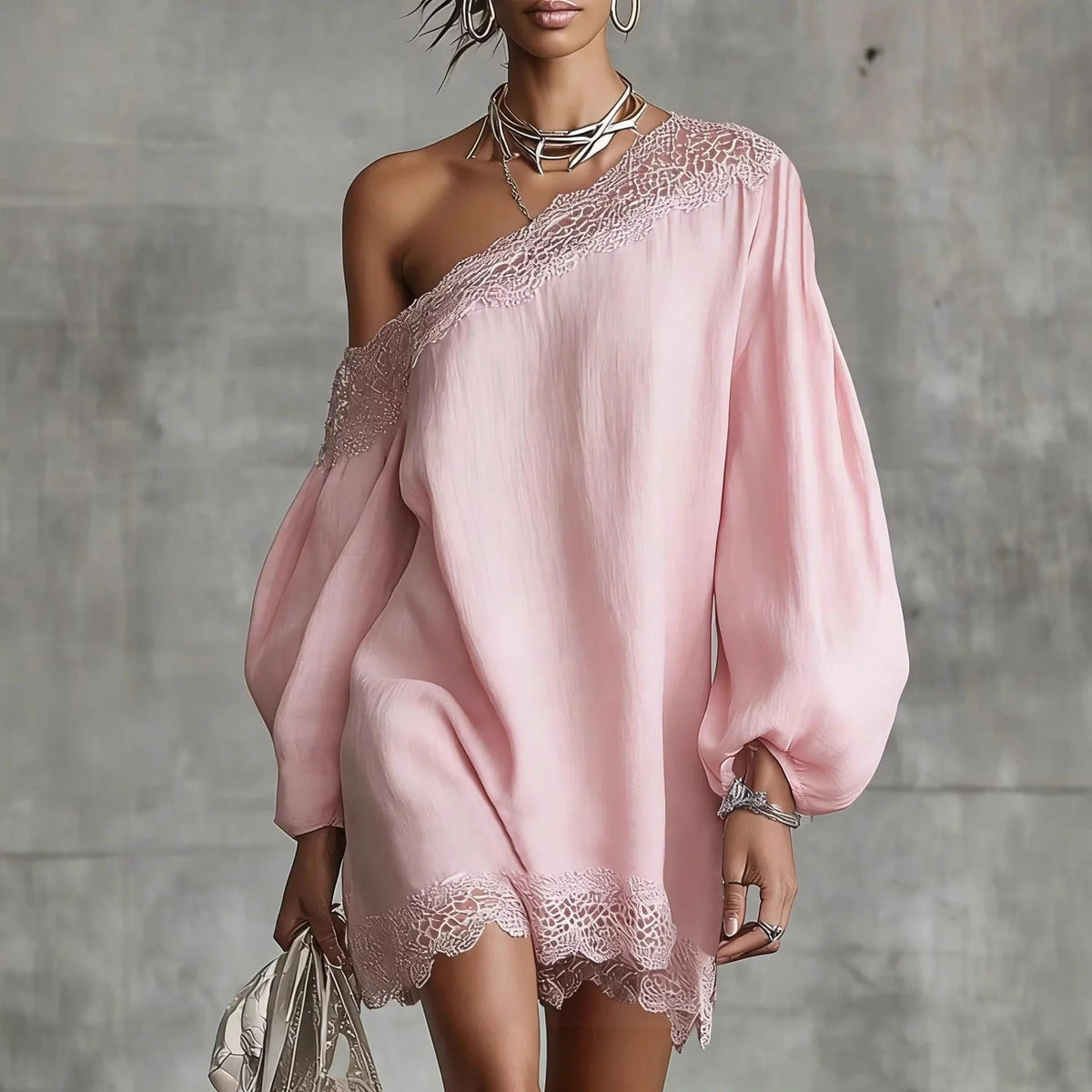 Arianna Elisa Mini Dress Tulle With Shoulders Off-shoulder And Sleeve Long – Sienna Noosa