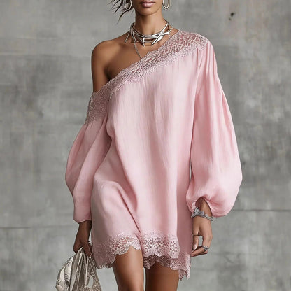 Arianna Elisa Mini Dress Tulle With Shoulders Off-shoulder And Sleeve Long – Sienna Noosa