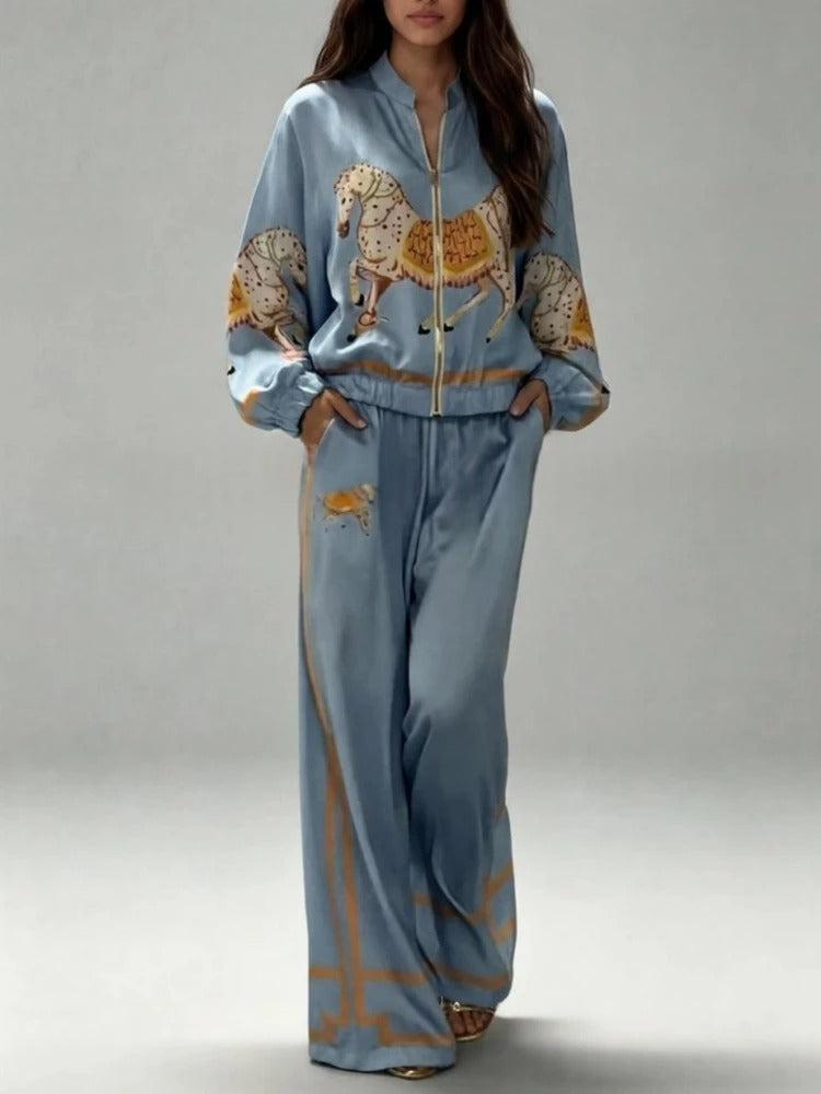 Cayetana Alejandra Set Two-Piece With Costuras In Contrast – Sienna Noosa
