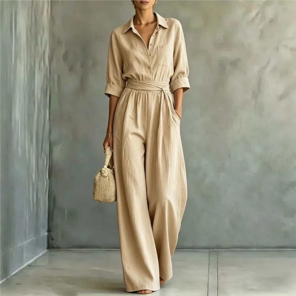 Aitana Set Two-Piece With Trousers Flowing Asymmetric – Sienna Noosa