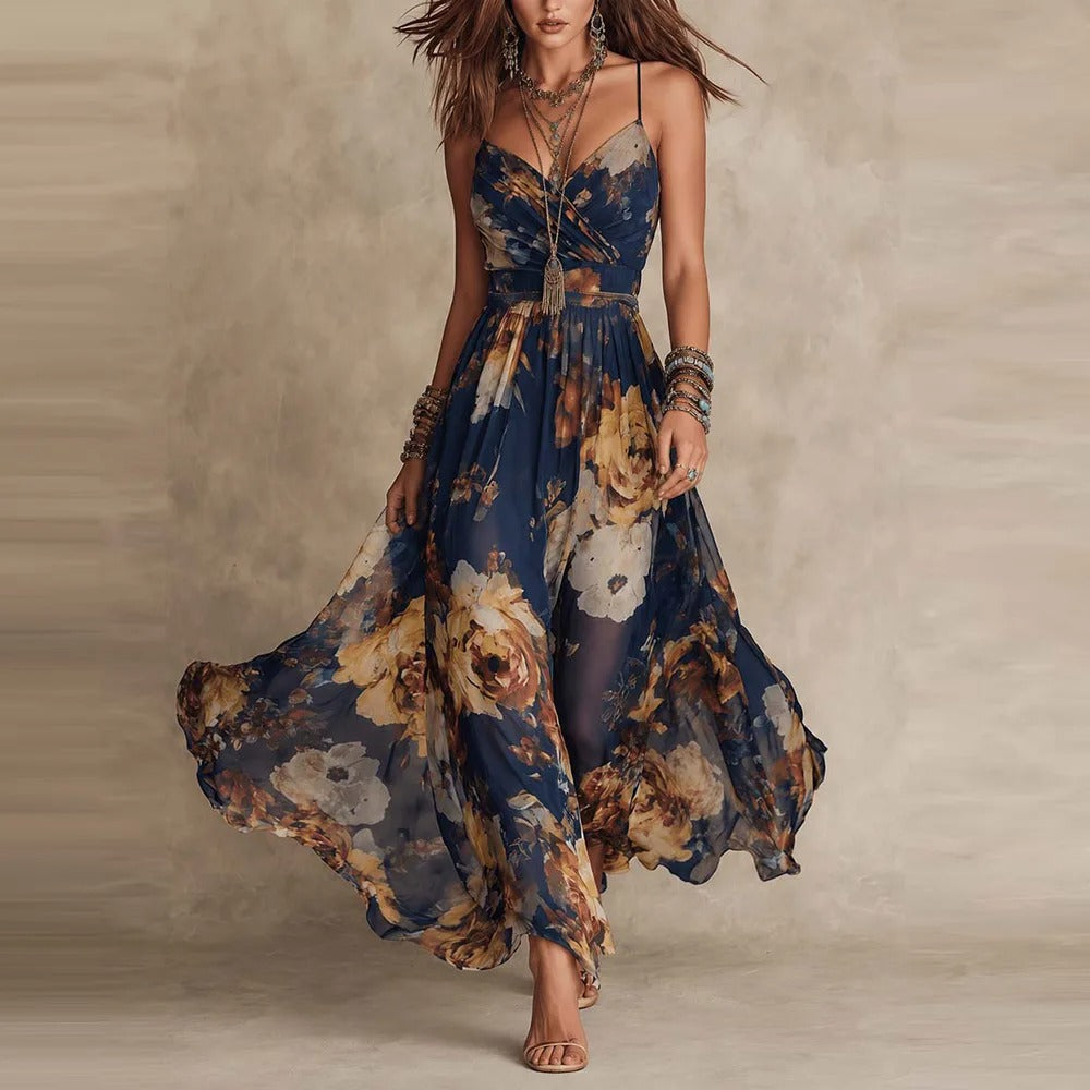 Carola Valeria Maxi Dress Floral – Sienna Noosa