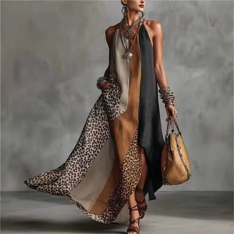 Anastasia Elisa Dress Animal Print Maxi – Sienna Noosa