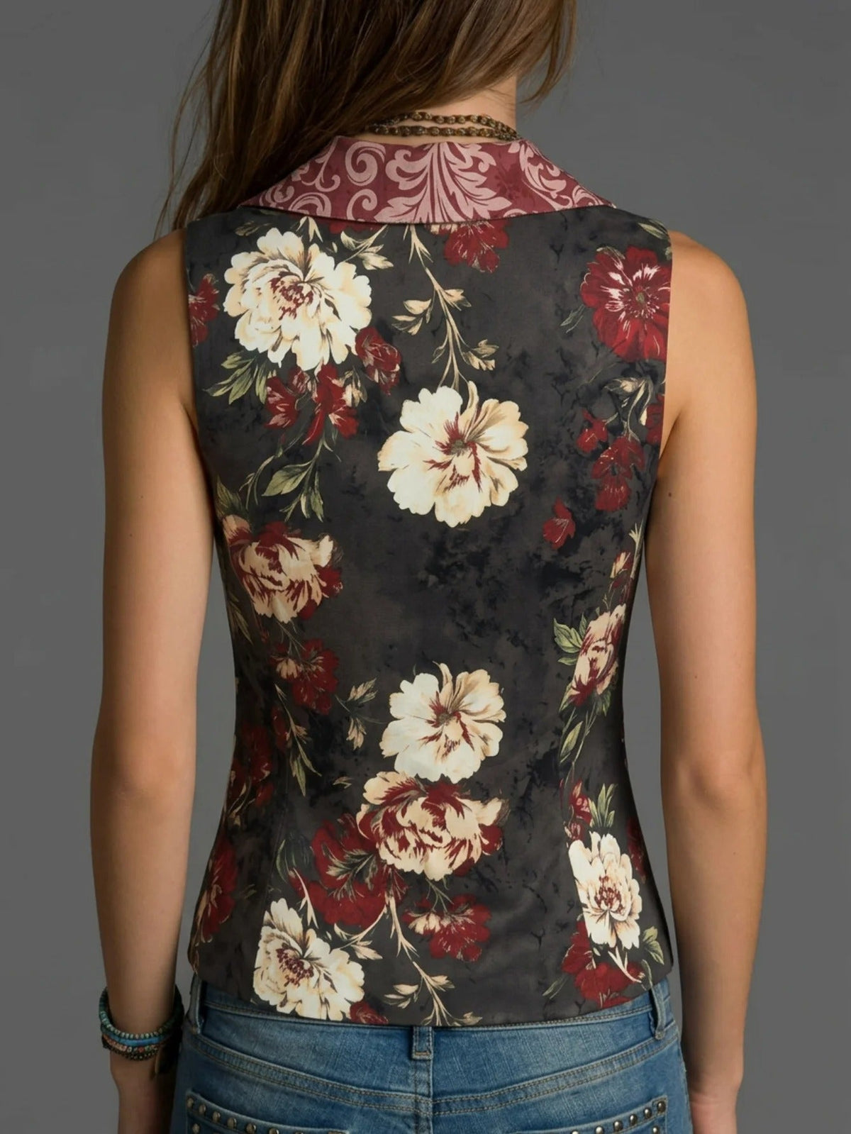 Alba Waistcoat Cotton Embroidered – Sienna Noosa