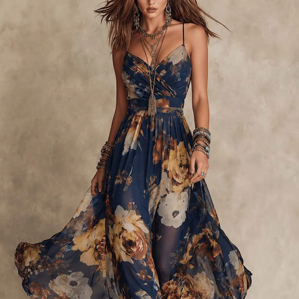 Carola Valeria Maxi Dress Floral – Sienna Noosa