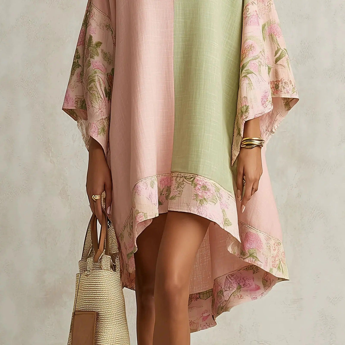Jimena Elvira Mini Dress White With Buttons Florales And Sleeves Flores – Sienna Noosa