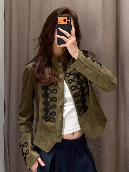 Amelia Nadia Jacket Denim Fitted With Neck Bao – Sienna Noosa