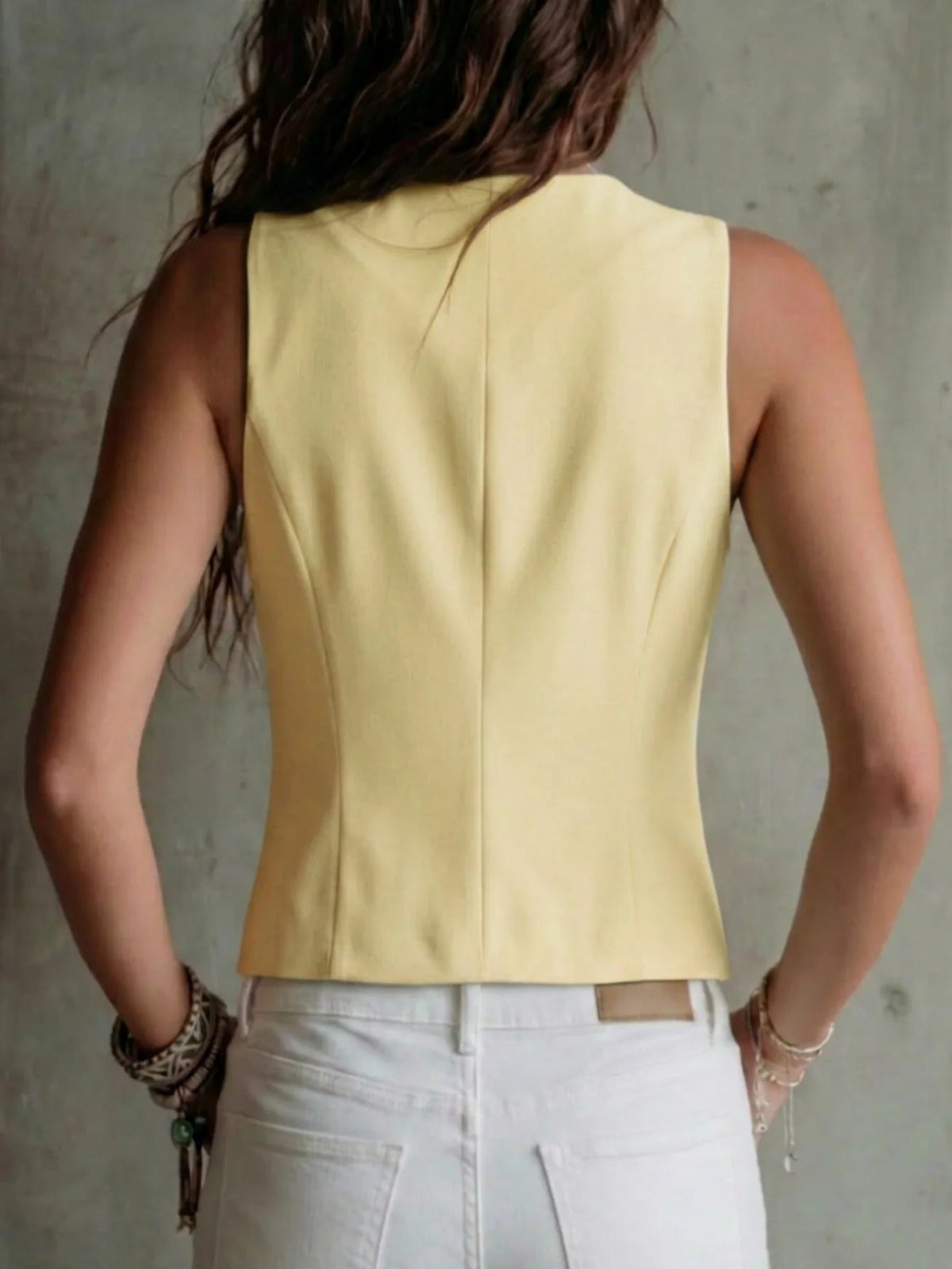 Daniela Waistcoat With Flores 3d – Sienna Noosa
