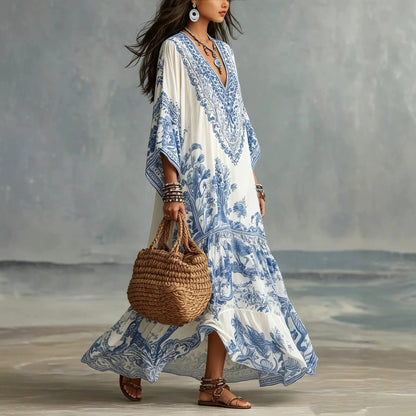 Alba Nera Maxi Dress Bohemian Vintage – Sienna Noosa