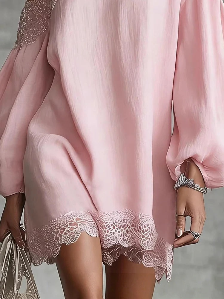 Arianna Elisa Mini Dress Tulle With Shoulders Off-shoulder And Sleeve Long – Sienna Noosa