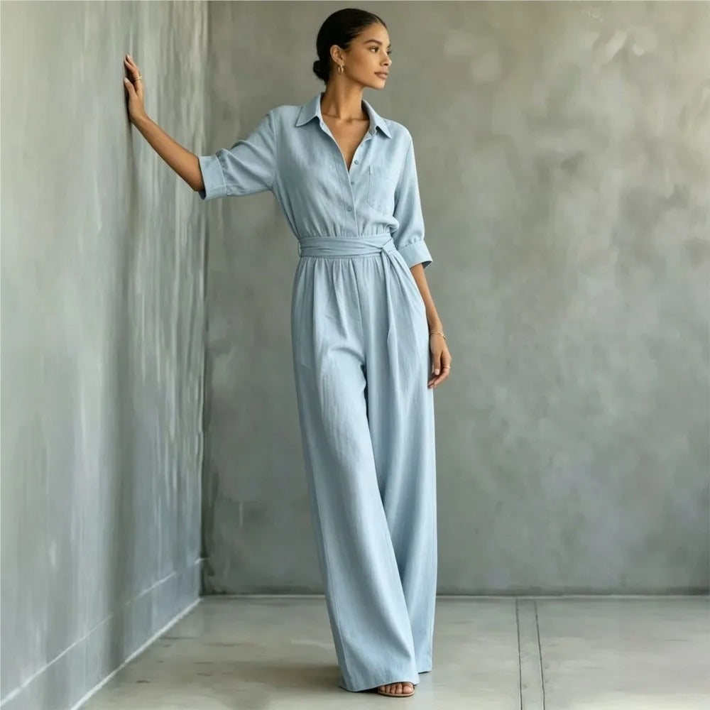 Aitana Set Two-Piece With Trousers Flowing Asymmetric – Sienna Noosa