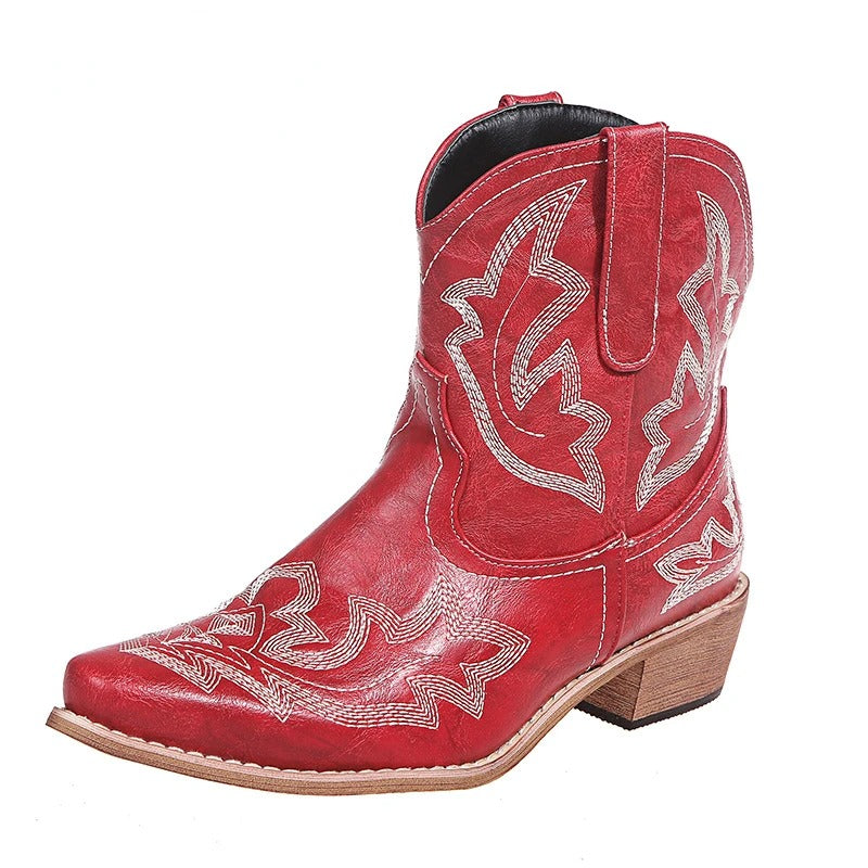 Celia Botines Cowboy Bordados – Sienna Noosa