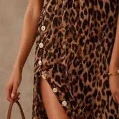 Valeria Sabina Dress Kaftan Long With Print Animal – Sienna Noosa