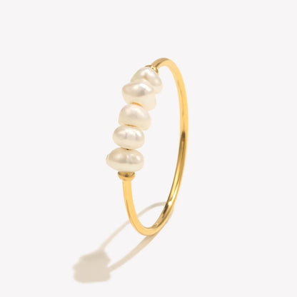 Lucia Anillo Gold Acero Inoxidable With Bano Pvd Oro 18k – Sienna Noosa