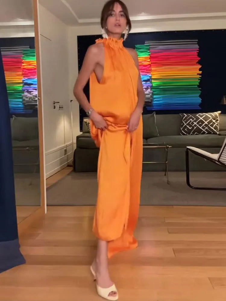 Ámbar Mono Satinado de Pierna Ancha – Sienna Noosa