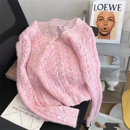 Amalia Cardigan Knit With Lace – Sienna Noosa