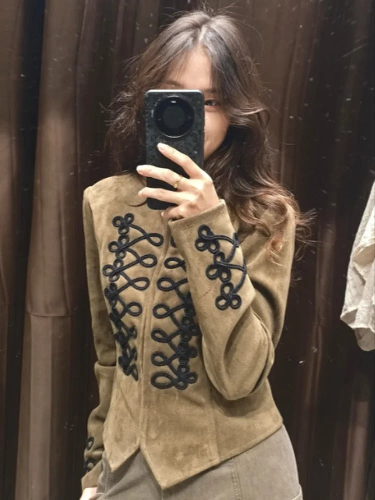 Amelia Nadia Jacket Denim Fitted With Neck Bao – Sienna Noosa