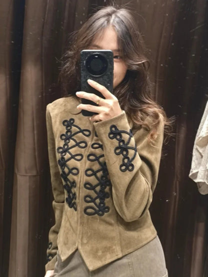 Amelia Nadia Jacket Denim Fitted With Neck Bao – Sienna Noosa