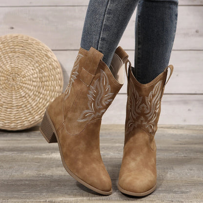 Jimena Valeria Boots Cowboy Bordadas – Sienna Noosa