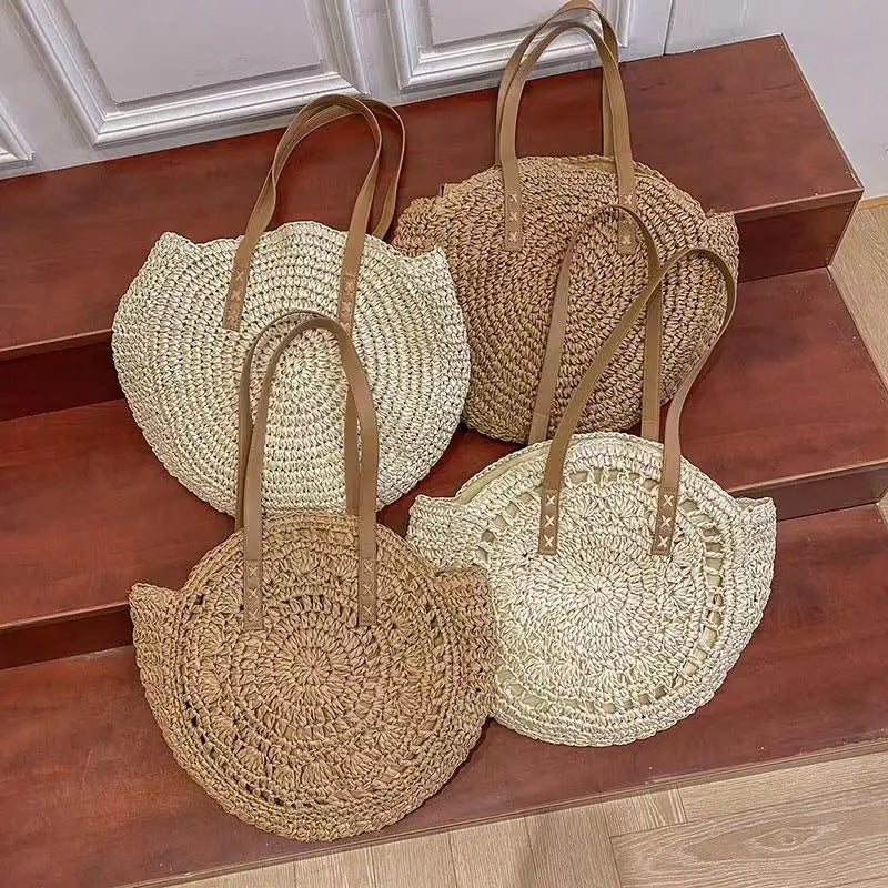 Ainhoa Catalina Bag Tote Rafia Tejida Gran Capacidad – Sienna Noosa