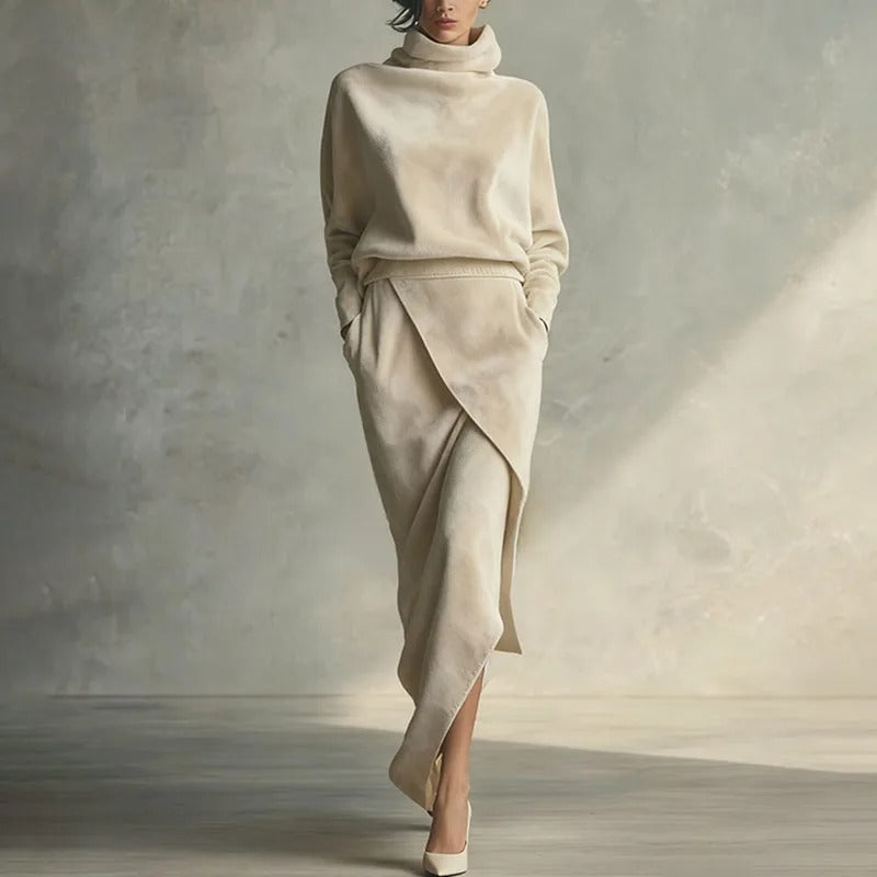 Alina Adriana Set Jumper And Skirt Asymmetric – Sienna Noosa
