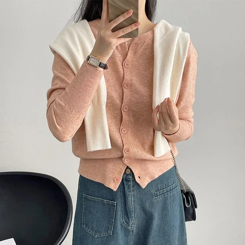 Clara Cardigan Knit With Hood And Buttons – Sienna Noosa