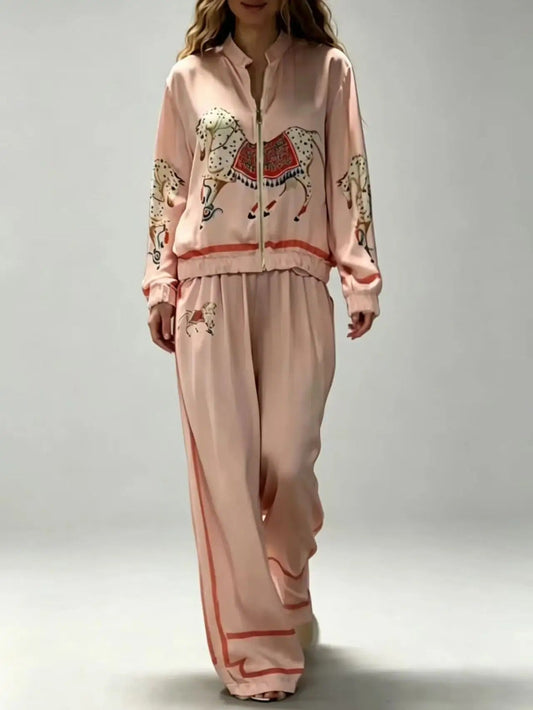 Cayetana Alejandra Set Two-Piece With Costuras In Contrast – Sienna Noosa
