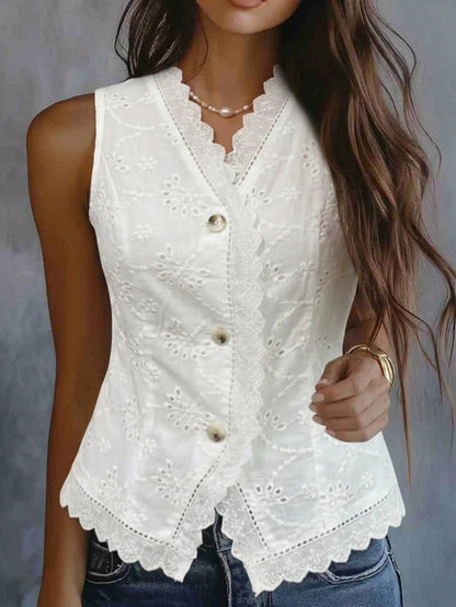 Candela Waistcoat Woven Marled Fitted – Sienna Noosa