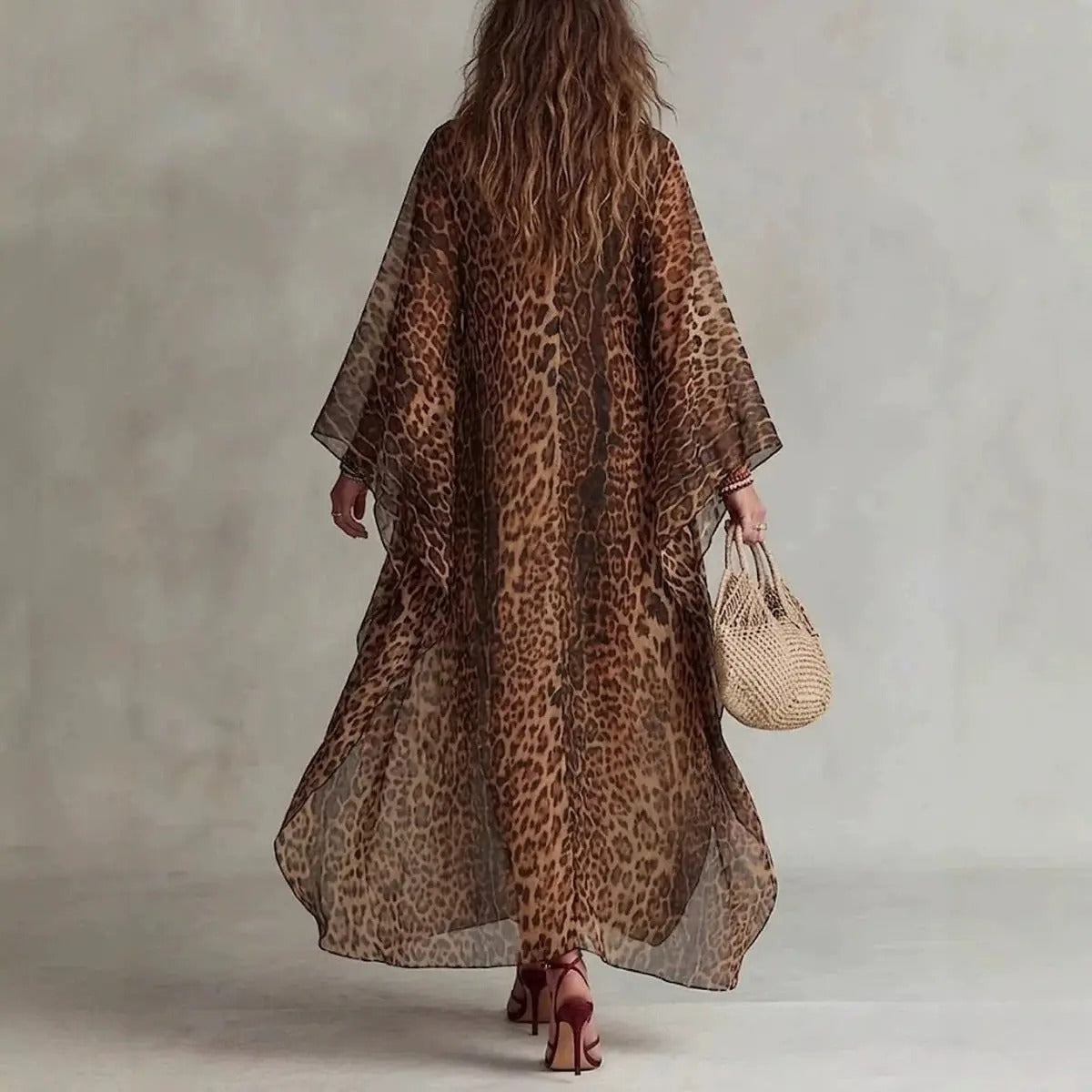 Sabina Noa Maxi Dress Tulle Animal Print – Sienna Noosa