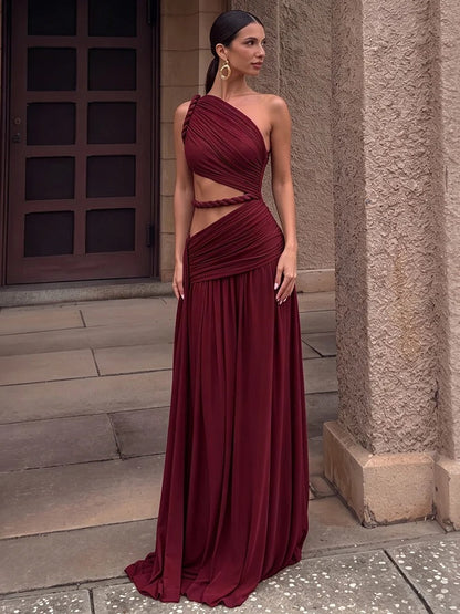 Dalia Maxi Dress Black With Detail Cadena Gold – Sienna Noosa