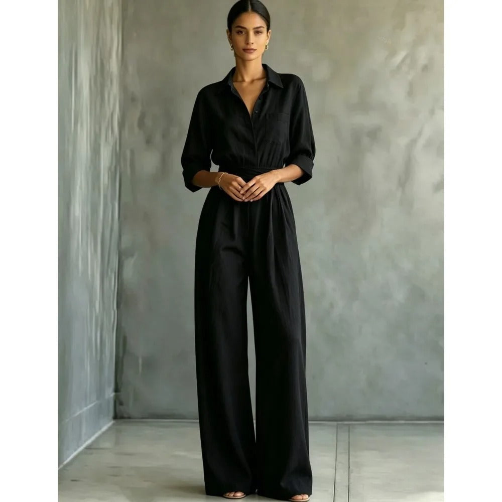 Aitana Set Two-Piece With Trousers Flowing Asymmetric – Sienna Noosa