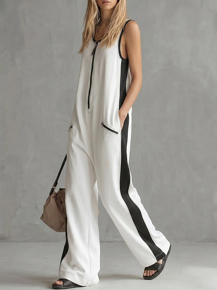Celia Set Elegant With Top Without Sleeves And Trousers Waist High – Sienna Noosa