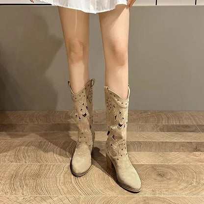 Alba Amalia Boots Cowboy Metallic – Sienna Noosa