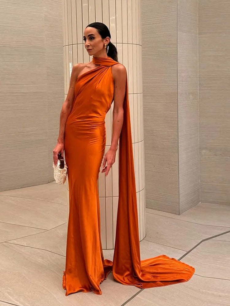 Vittoria Naia Maxi Dress Two-tone With Panuelo – Sienna Noosa