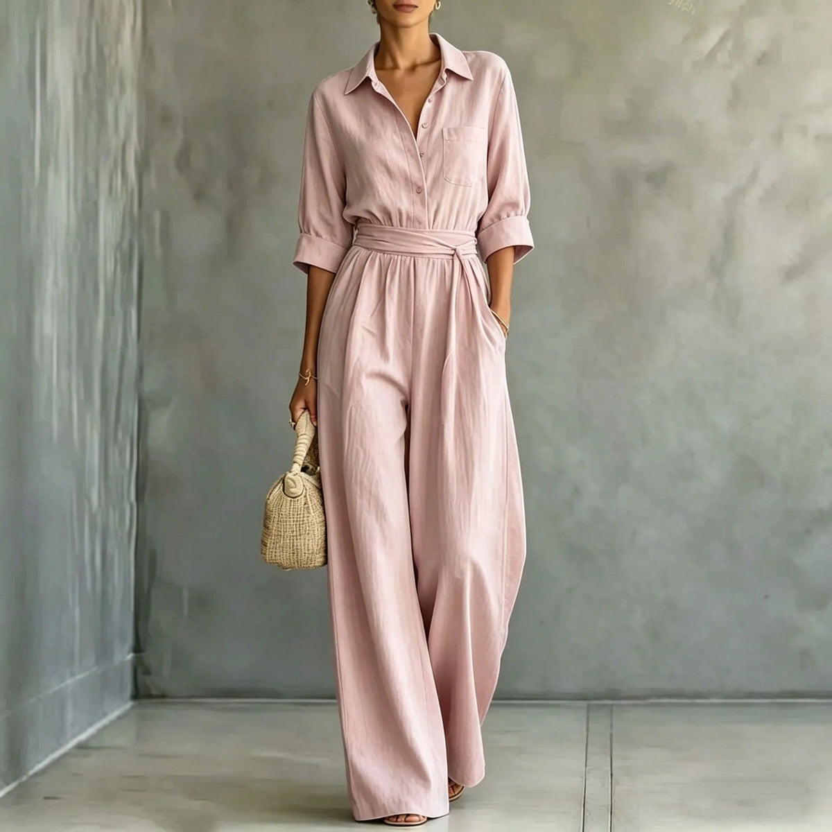 Aitana Set Two-Piece With Trousers Flowing Asymmetric – Sienna Noosa