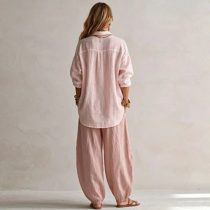 Clemencia Elena Jumpsuit Elegant With Waist Ajustable And Trousers Wide – Sienna Noosa