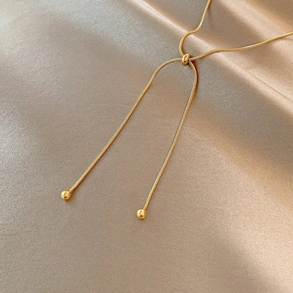 Elara Collar Ajustable de Acero Inoxidable Chapado en Oro de 18K – Sienna Noosa