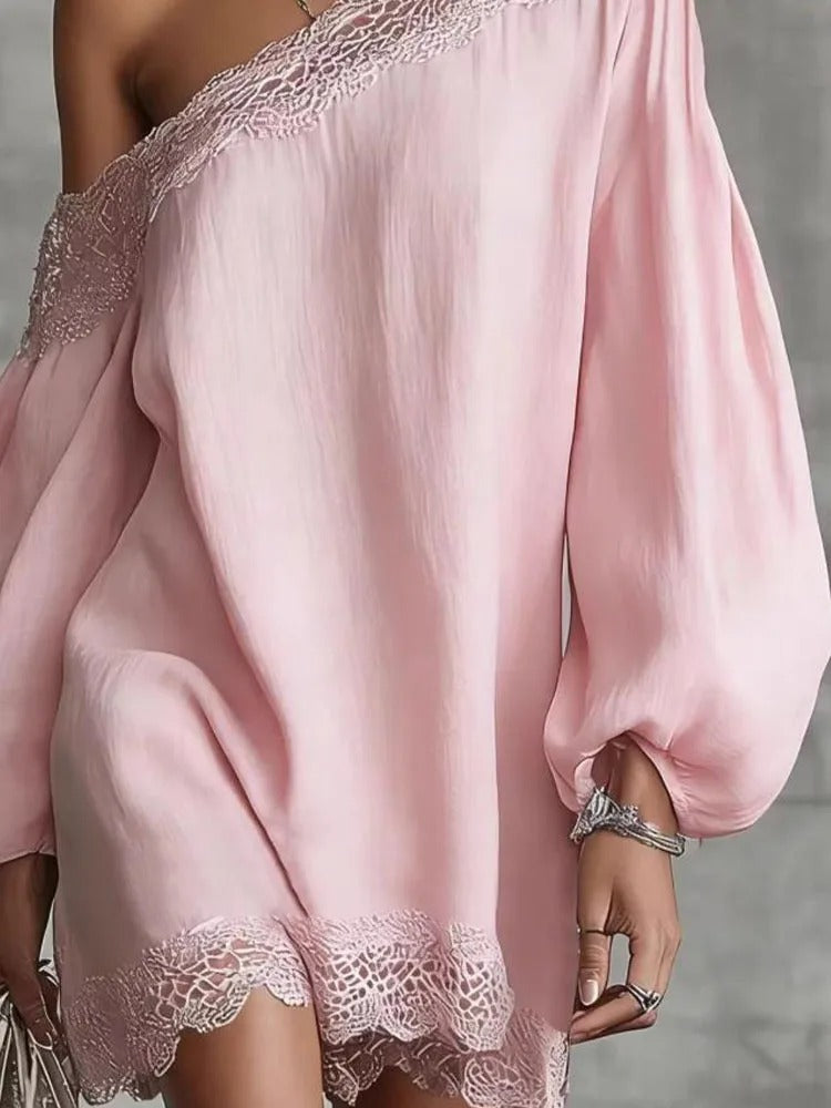 Arianna Elisa Mini Dress Tulle With Shoulders Off-shoulder And Sleeve Long – Sienna Noosa
