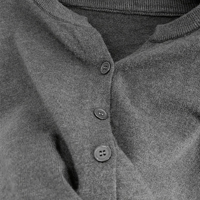 Clara Cardigan Knit With Hood And Buttons – Sienna Noosa